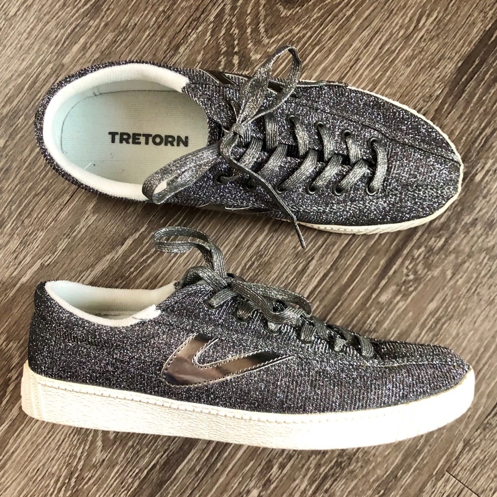 Tretorn nylite 4 plus glitter sneakers nwot